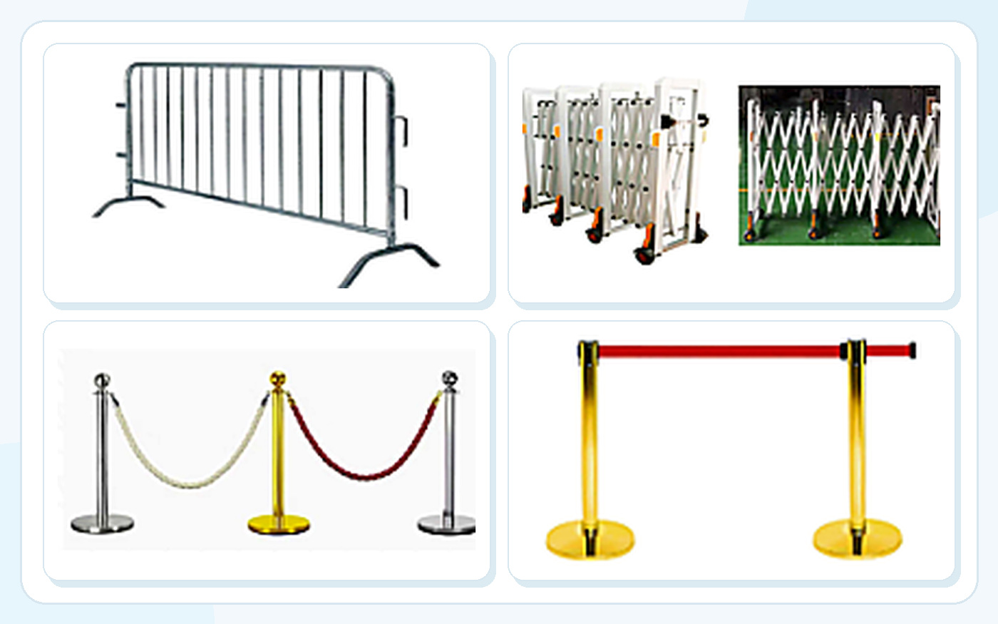 Jetons Trading barriers and queue-control poles product range
