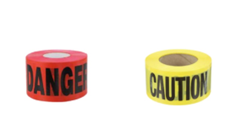 Caution & Danger Printed Warning Tape