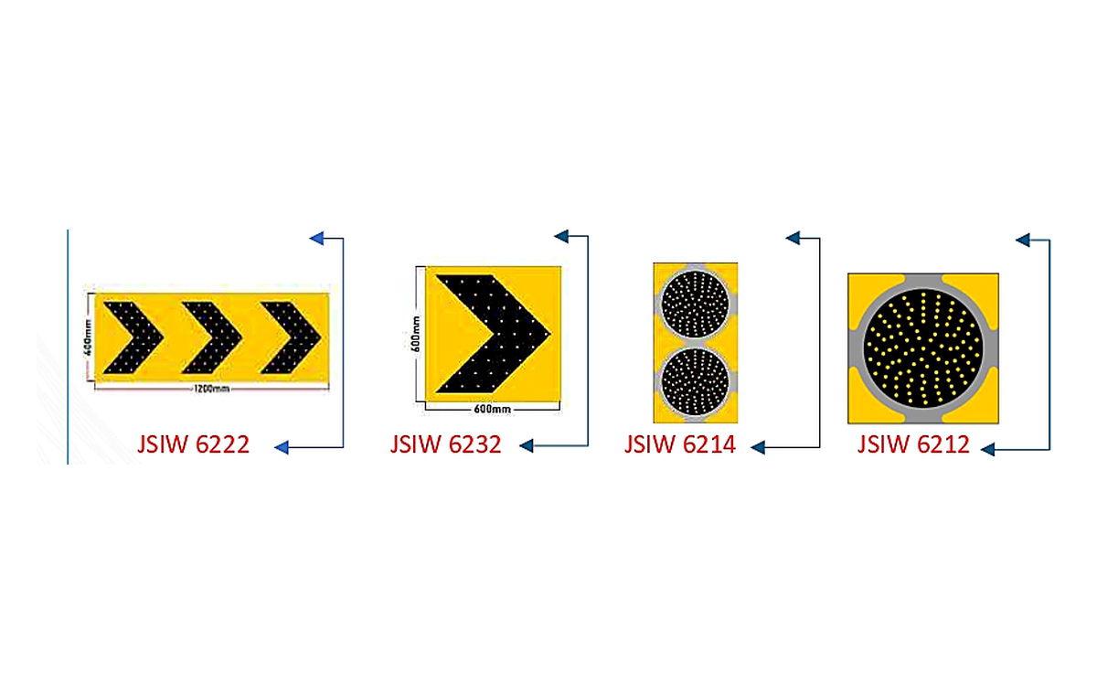 Solar LED Work Zone Direction & Signal Signs clear product image
