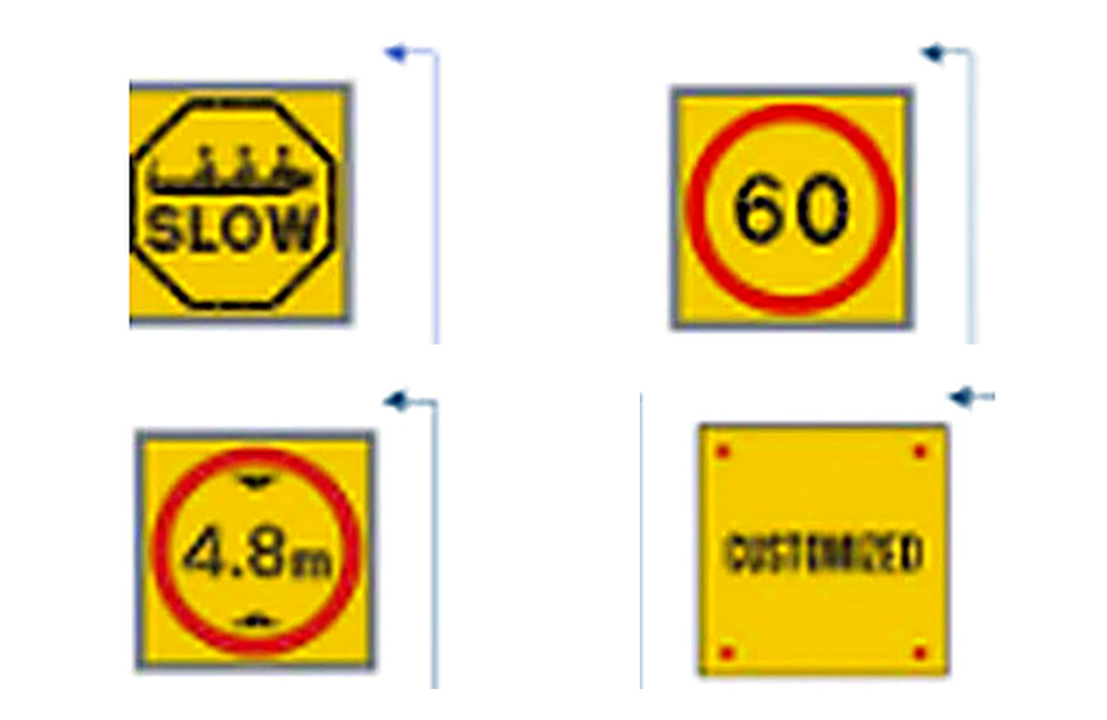 LED Speed, Height & Custom Work Zone Signs close-up product image