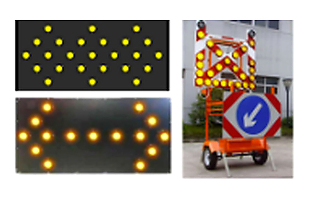 Portable LED Work Zone Arrow Board close-up product image