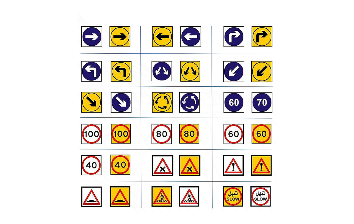 Permanent Road Traffic Signs clear product image