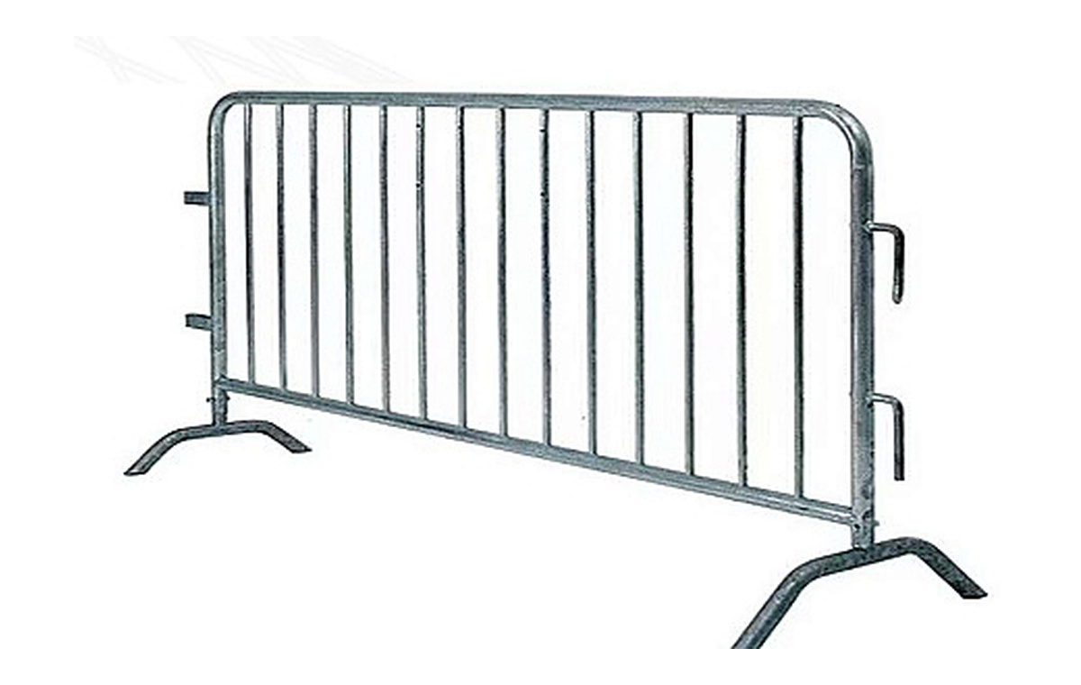 Hot-Dip Galvanized Steel Police Crowd Control Barrier clear product image