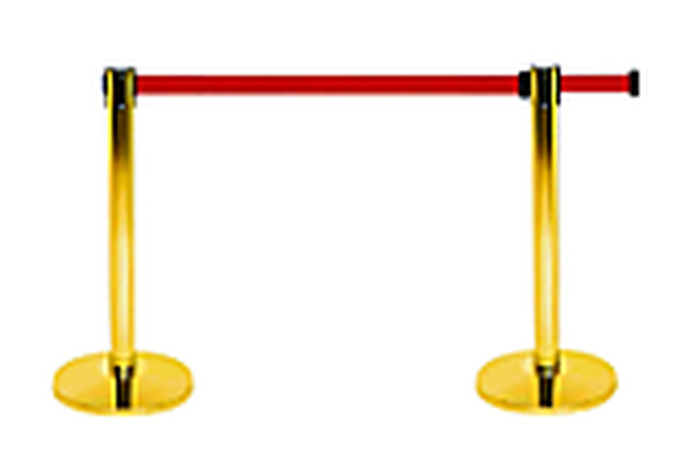 Retractable Belt Queue Barrier supplied for UAE project requirements Retractable Belt Queue Barrier supplied for UAE project requirements