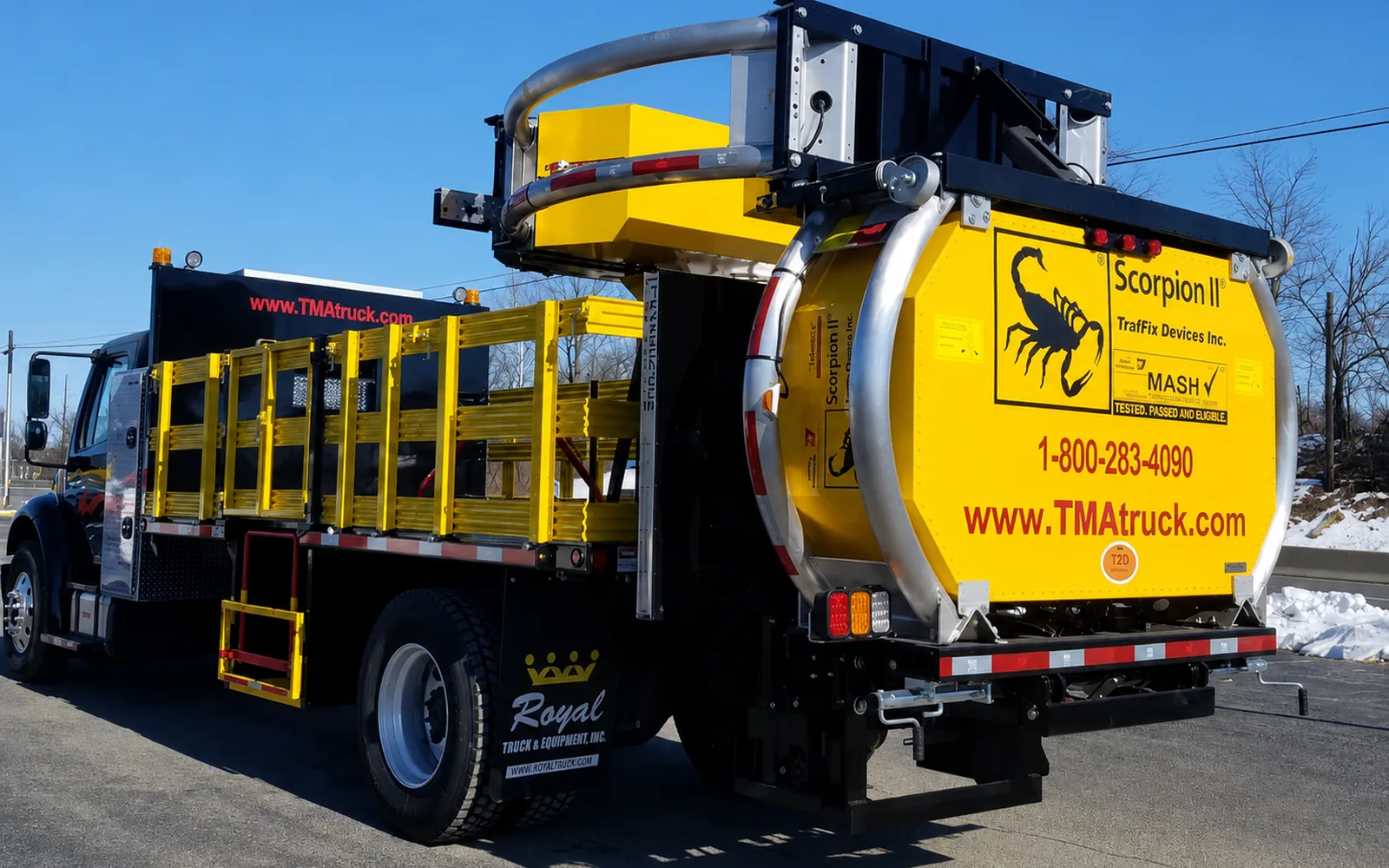 Project logistics and truck-mounted attenuator road-safety support in the UAE