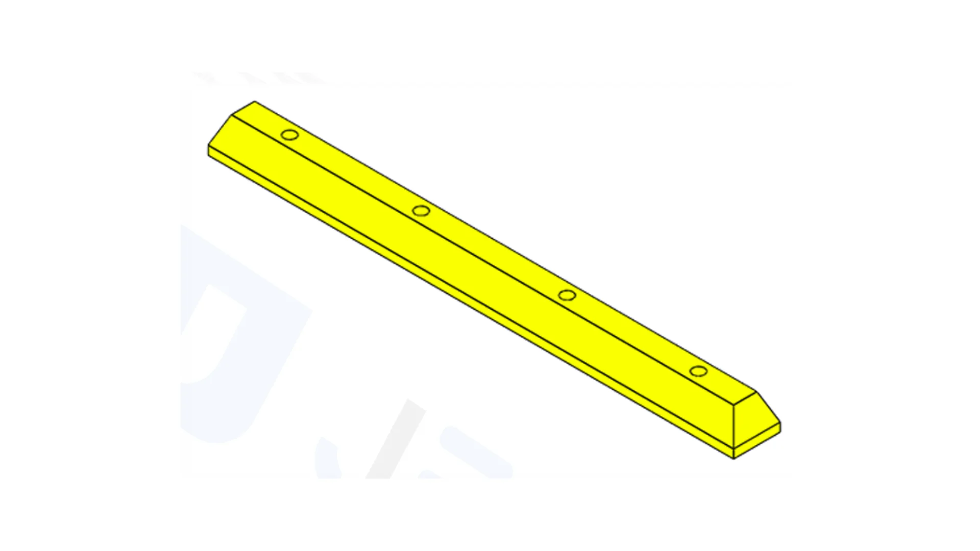 Concrete Wheel Stopper Type 1 for UAE parking bays