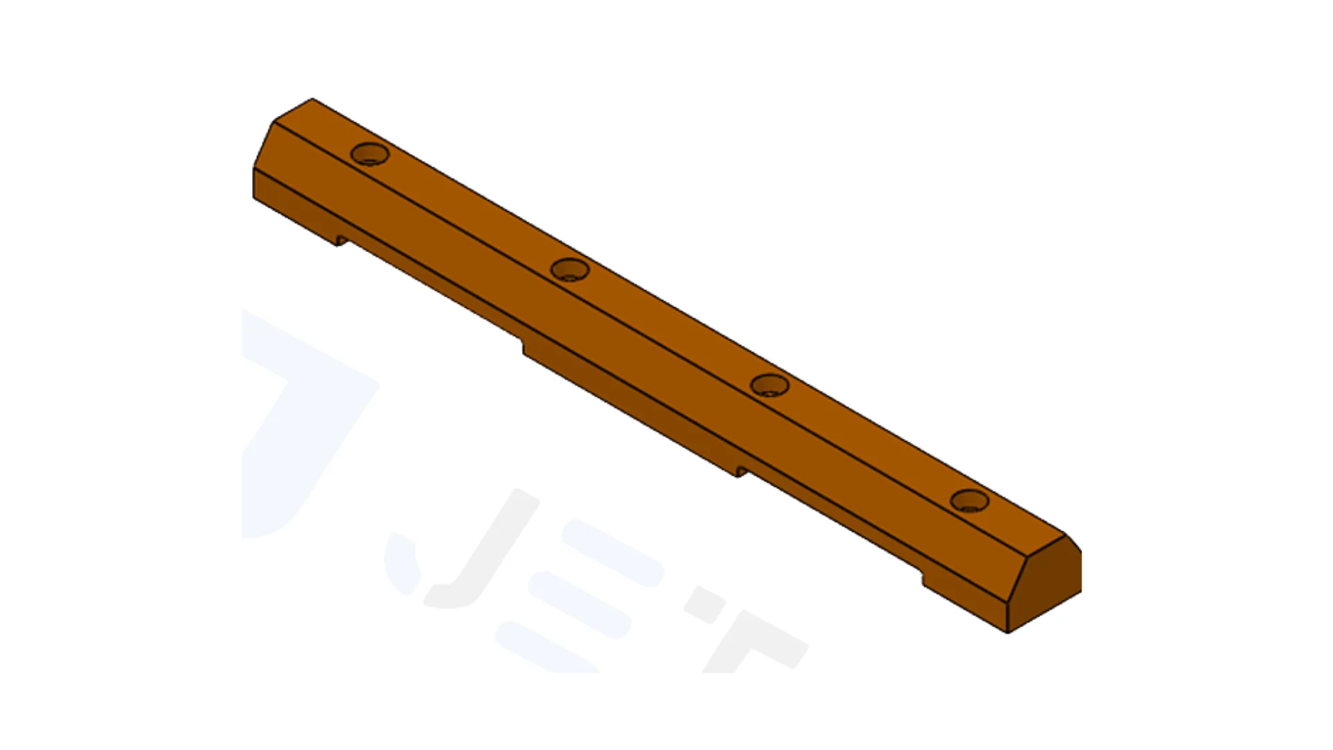 Concrete Wheel Stopper Type 2 for commercial and industrial parking areas